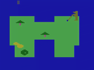 Golf [Tele-Games] title screen for Atari 2600